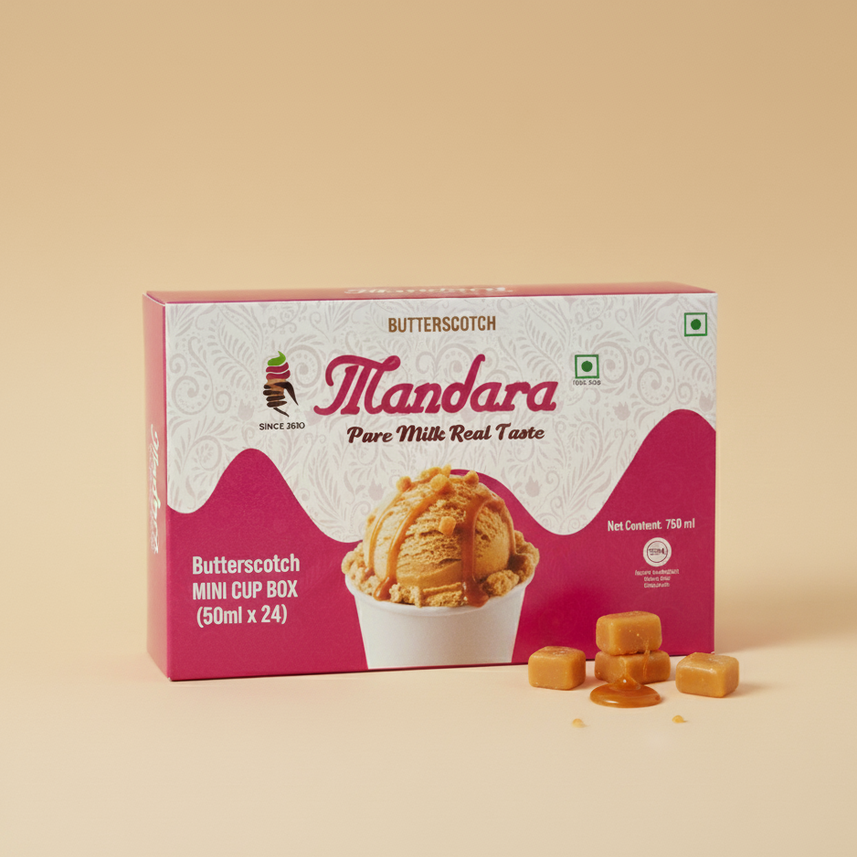 Butterscotch Mini Cup Box (50ml x 24)