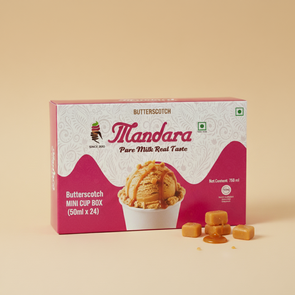 Butterscotch Mini Cup Box (50ml x 24)