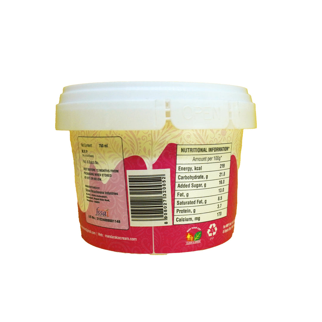 Vanilla Family Pack (750ml) x 4